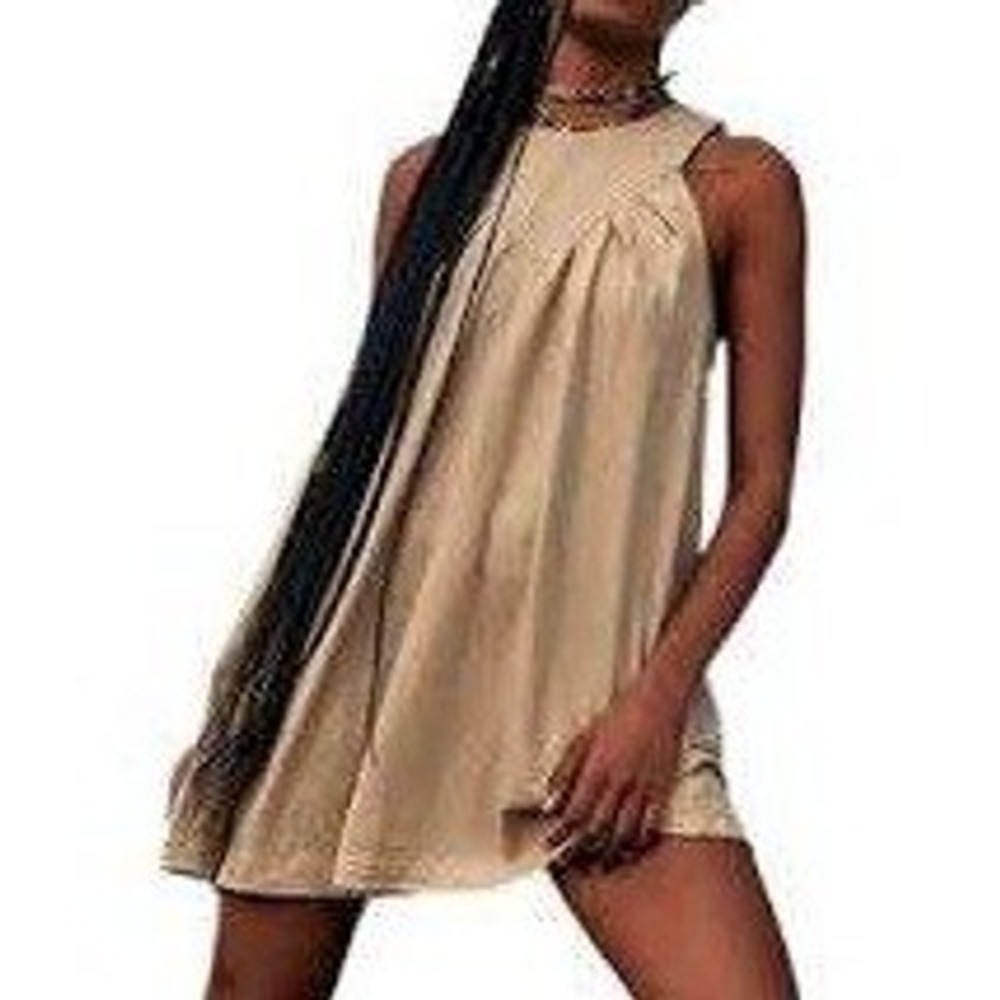 FP Beach Beat The Heat Tunic Mini‎ Dress M Boho